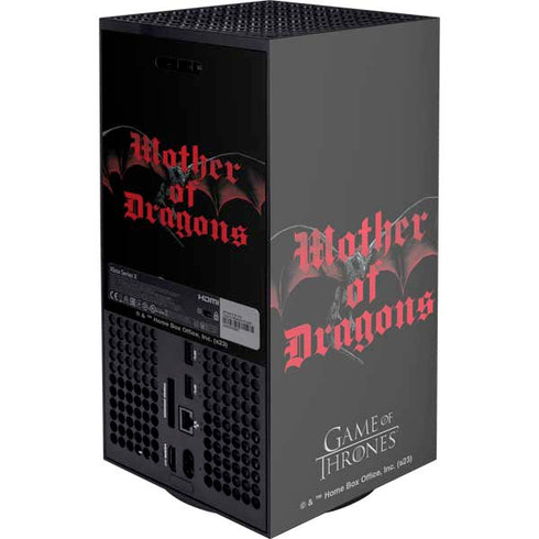 Game of Thrones: Mother of Dragons XBox Series X Digital Edition Console Skin