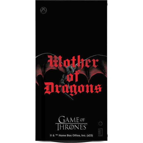 Game of Thrones: Mother of Dragons XBox Series X Digital Edition Console Skin