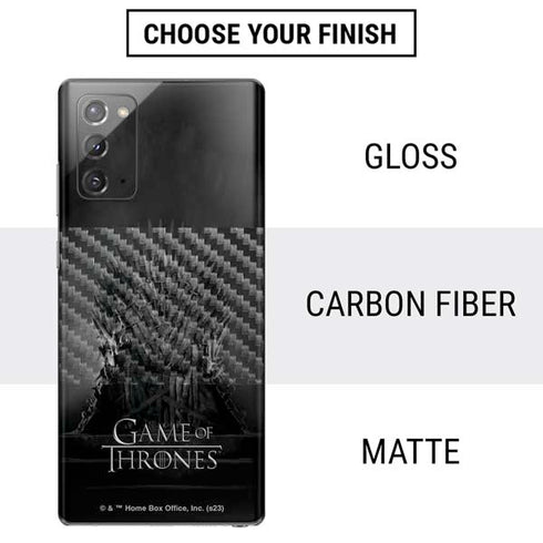 Game of Thrones: The Iron Throne Galaxy Note20 5G Skin