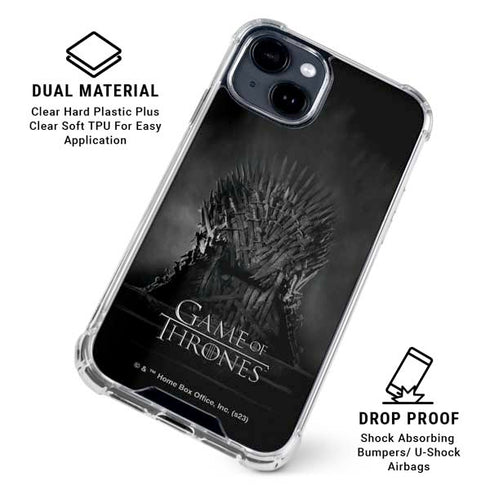 Game of Thrones: The Iron Throne iPhone 14 Plus Clear Case