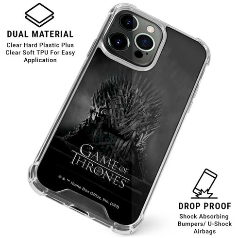Game of Thrones: The Iron Throne iPhone 15 Pro Clear Case