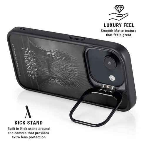 Game of Thrones: The Iron Throne iPhone 16e Kickstand Case