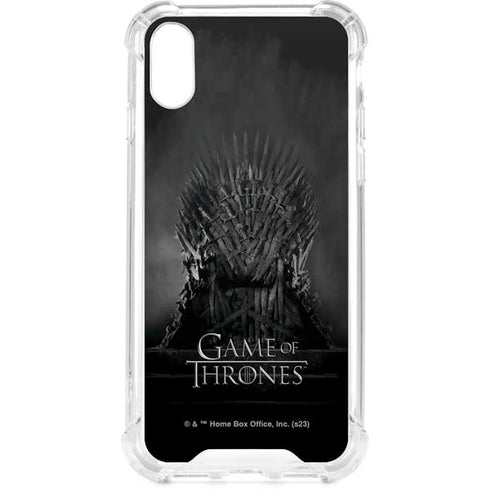 Game of Thrones: The Iron Throne iPhone XS Clear Case