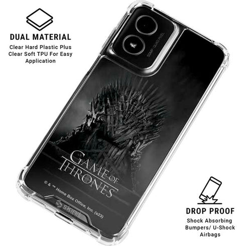 Game of Thrones: The Iron Throne Moto G Power 5G (2024) Clear Case