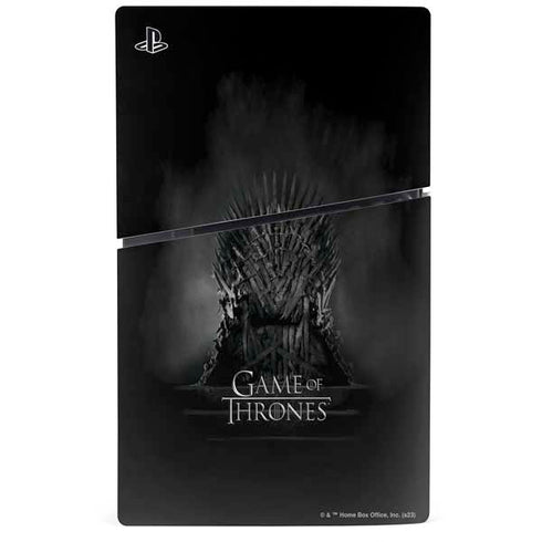 Game of Thrones: The Iron Throne PS5 Slim Disk Console Skin