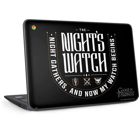 Game of Thrones: The Nights Watch HP Chromebook Skin