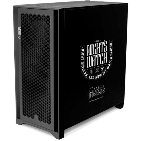 Game of Thrones: The Nights Watch Corsair 4000D Tempered Glass Mid-Tower ATX Case Skin