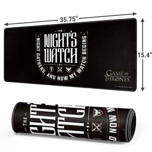 Game of Thrones: The Nights Watch Gaming Mouse Pad