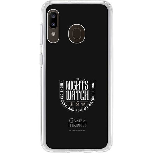Game of Thrones: The Nights Watch Galaxy A20 Clear Case