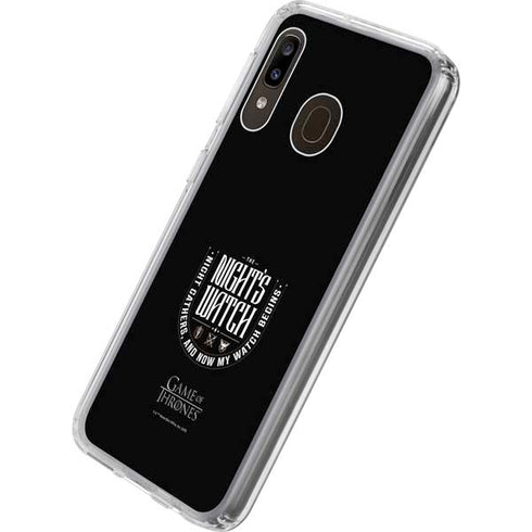 Game of Thrones: The Nights Watch Galaxy A20 Clear Case