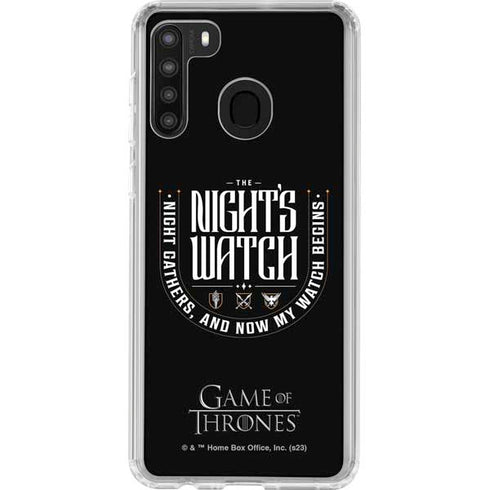 Game of Thrones: The Nights Watch Galaxy A21 Clear Case