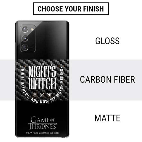 Game of Thrones: The Nights Watch Galaxy Note20 5G Skin