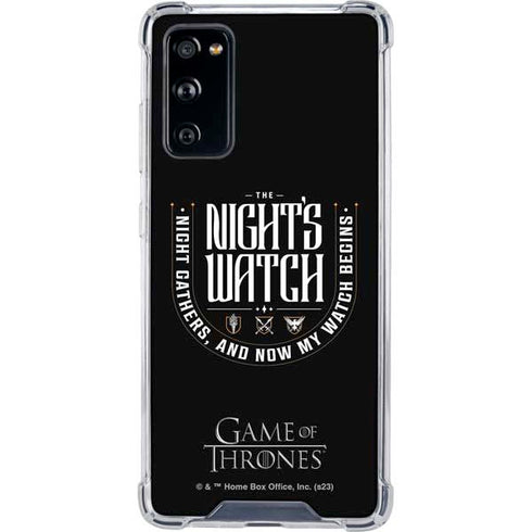 Game of Thrones: The Nights Watch Galaxy S20 FE Clear Case