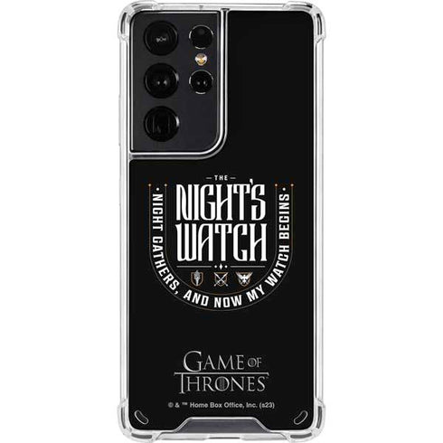 Game of Thrones: The Nights Watch Galaxy S21 Ultra 5G Clear Case