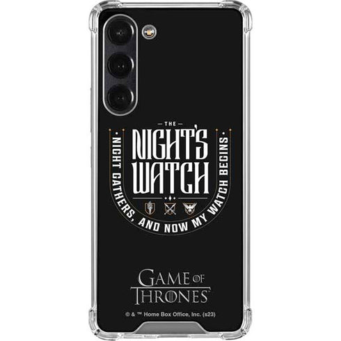 Game of Thrones: The Nights Watch Galaxy S23 Plus Clear Case