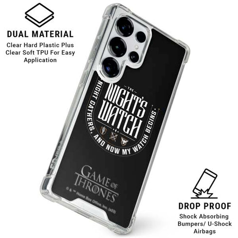 Game of Thrones: The Nights Watch Galaxy S25 Ultra Clear Case