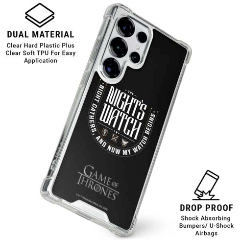 Game of Thrones: The Nights Watch Galaxy S26 Ultra Clear Case