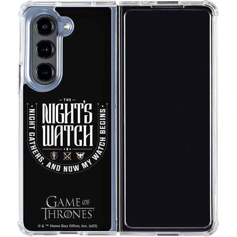 Game of Thrones: The Nights Watch Galaxy Z Fold5 5G Clear Case