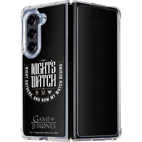 Game of Thrones: The Nights Watch Galaxy Z Fold5 5G Clear Case