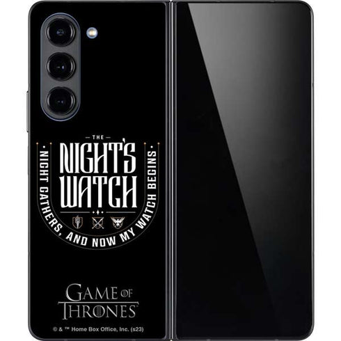 Game of Thrones: The Nights Watch Galaxy Z Fold5 5G Skin