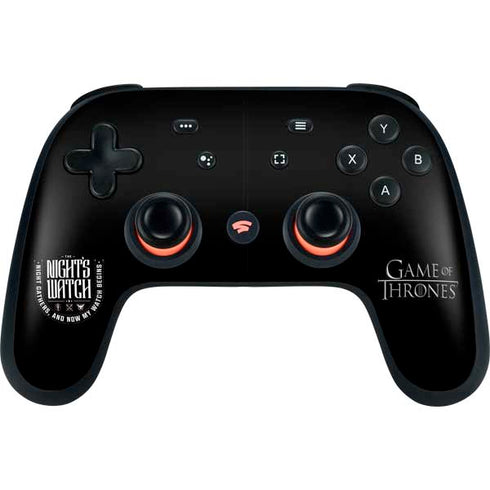 Game of Thrones: The Nights Watch Google Stadia Controller Skin