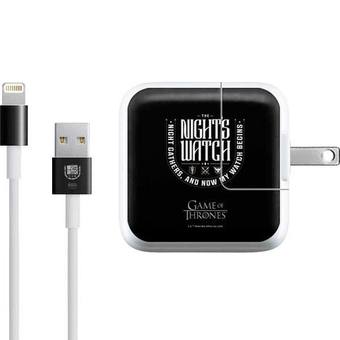 Game of Thrones: The Nights Watch iPad Charger (10W USB) Skin