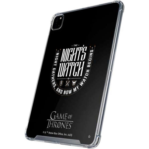 Game of Thrones: The Nights Watch iPad Pro 12.9in (2020) Clear Case