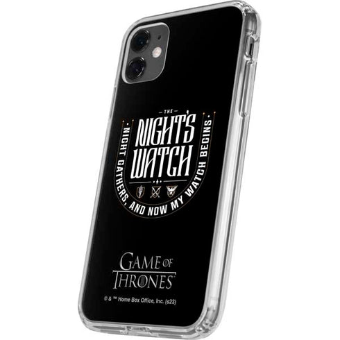 Game of Thrones: The Nights Watch iPhone 11 Clear Case