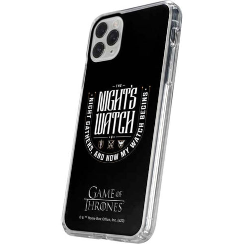 Game of Thrones: The Nights Watch iPhone 11 Pro Clear Case