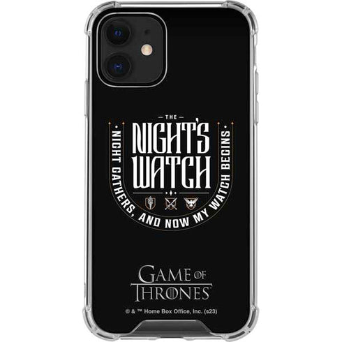 Game of Thrones: The Nights Watch iPhone 12 Clear Case