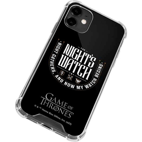 Game of Thrones: The Nights Watch iPhone 12 Clear Case