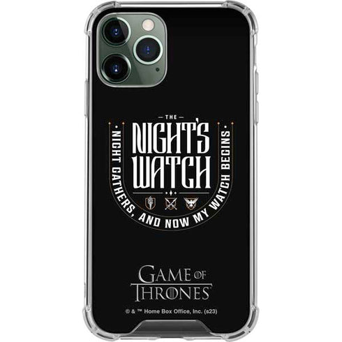Game of Thrones: The Nights Watch iPhone 12 Pro Clear Case