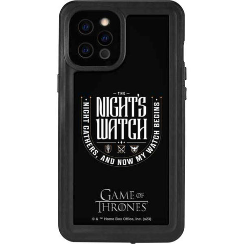 Game of Thrones: The Nights Watch iPhone 12 Pro Max Waterproof Case