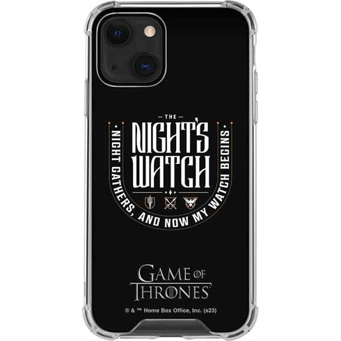 Game of Thrones: The Nights Watch iPhone 13 Mini Clear Case
