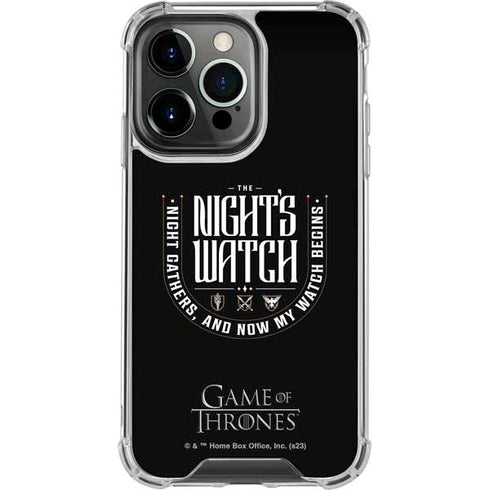 Game of Thrones: The Nights Watch iPhone 13 Pro Clear Case