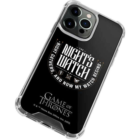 Game of Thrones: The Nights Watch iPhone 13 Pro Clear Case