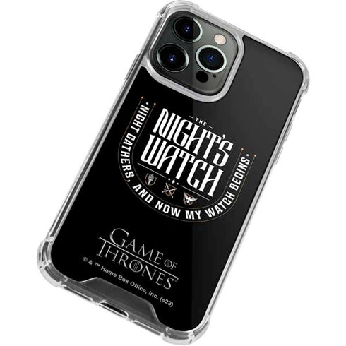 Game of Thrones: The Nights Watch iPhone 13 Pro Max Clear Case
