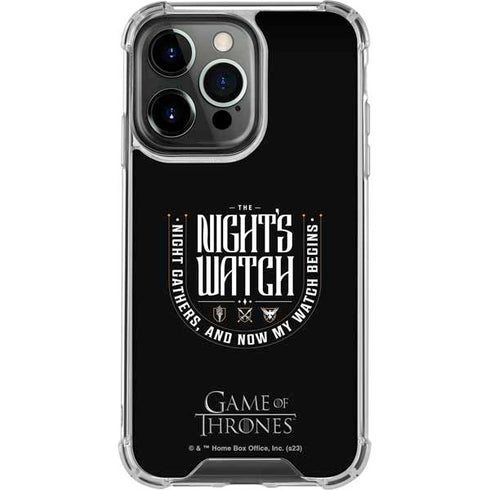 Game of Thrones: The Nights Watch iPhone 15 Pro Clear Case