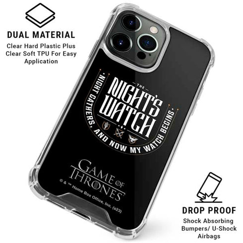 Game of Thrones: The Nights Watch iPhone 15 Pro Max Clear Case