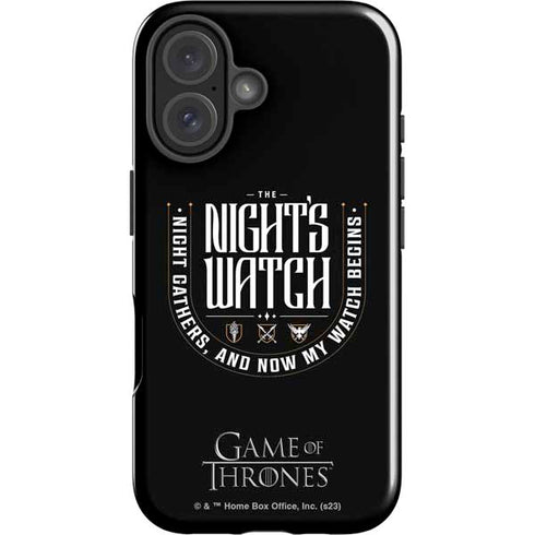 Game of Thrones: The Nights Watch iPhone 16 Impact Case