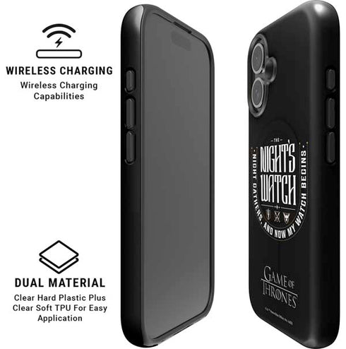 Game of Thrones: The Nights Watch iPhone 16 Magsafe Impact Case