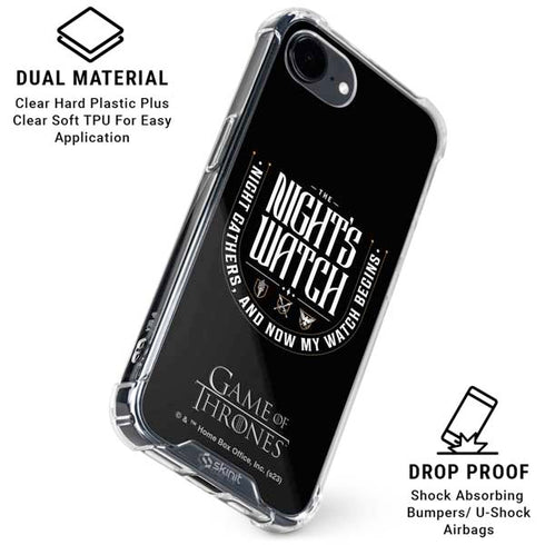 Game of Thrones: The Nights Watch iPhone 16e Clear Case