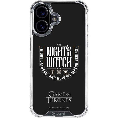 Game of Thrones: The Nights Watch iPhone 17 Clear Case