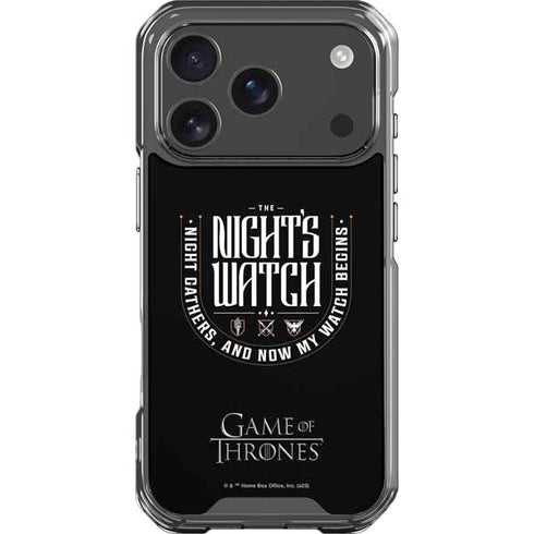 Game of Thrones: The Nights Watch iPhone 18 Pro Clear Case