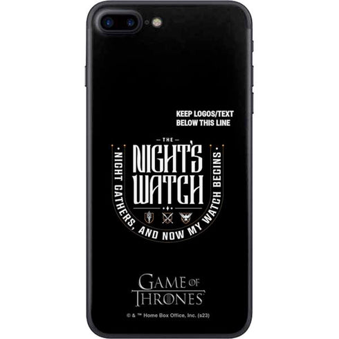 Game of Thrones: The Nights Watch iPhone 8 Plus Skin