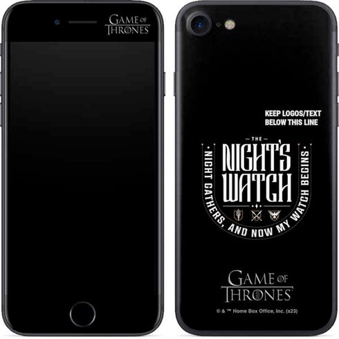 Game of Thrones: The Nights Watch iPhone 8 Skin