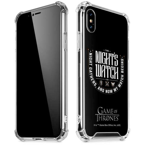 Game of Thrones: The Nights Watch iPhone XS Max Clear Case