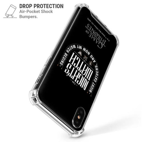 Game of Thrones: The Nights Watch iPhone XS Max Clear Case
