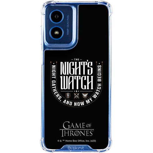 Game of Thrones: The Nights Watch Moto G Play 4G (2024) Clear Case