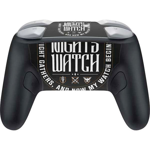 Game of Thrones: The Nights Watch Nintendo Switch 2 (2025) Pro Controller Skin
